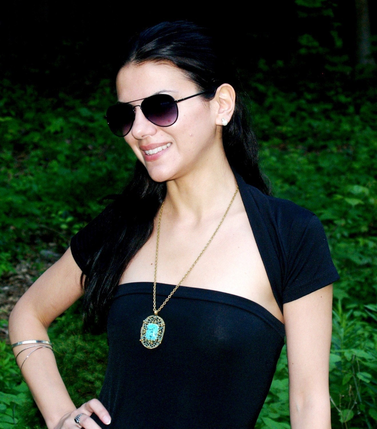 Black Jersey Cotton Shrug  - Donation to UNICEF - Item MM-SHT13-1B1
