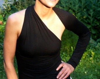 One Shoulder Sleeve Blouse  - Donation to UNICEF - Item BLT13-1B4