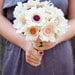 The Little Heather Wedding Bouquet - Felt Flower - Custom - Made to order