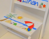Child's Stool Beach and Ocean Scene