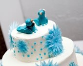 Custom Love Bird Wedding Cake Topper Birds - Custom Choice of Colors