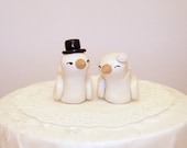 Bird Wedding Cake Topper High Fashion Medium Size - Choice of Colors