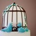 Custom Love Bird Wedding Cake Topper Birds - Custom Choice of Colors