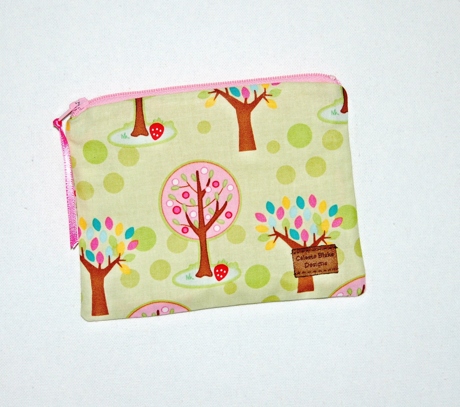 Gun Drop Tree - Reusable Snack Size Bag -  Eco Friendly - Zippered Bag - Zipper Closure