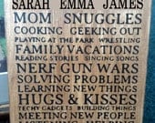 Personalized Subway Art Plaque