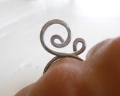 Titanium Ring, Snail, Hypoallergenic Nickel Free Ring For Sensitive Skin, Ready to Ship Size 5.5