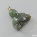 Vintage Buddha Pendant Faux Jade or Soapstone