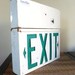 Vintage Industrial Exit Sign