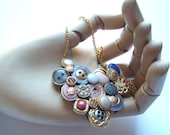Necklace Buttons - Heart-shaped Pendant