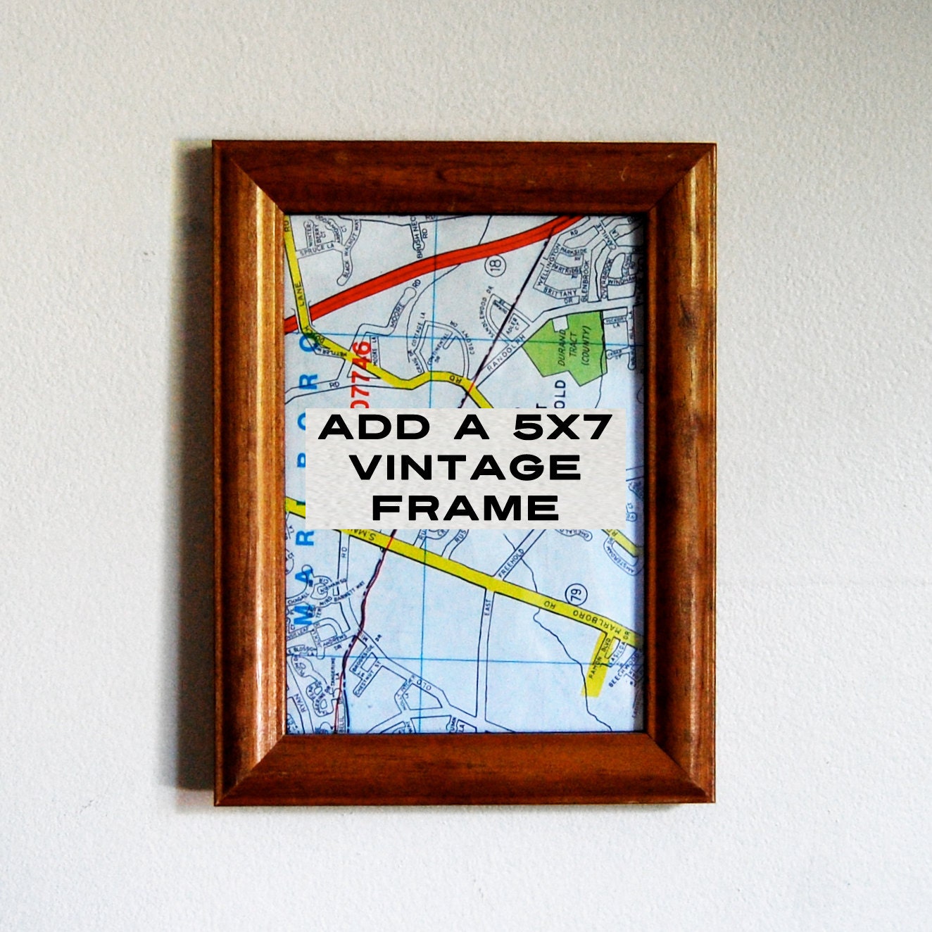 Vintage Frame - 5x7 Frame for Wanderlust Prints