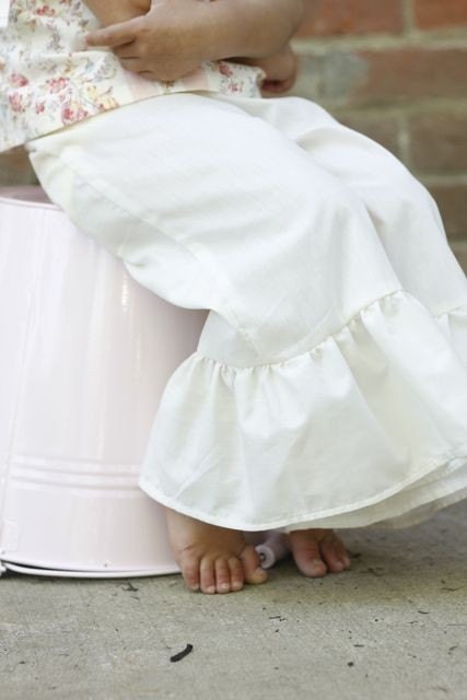 Ruffle Pants- Choose Your Size and Color - 18/24m, 2t and 3t