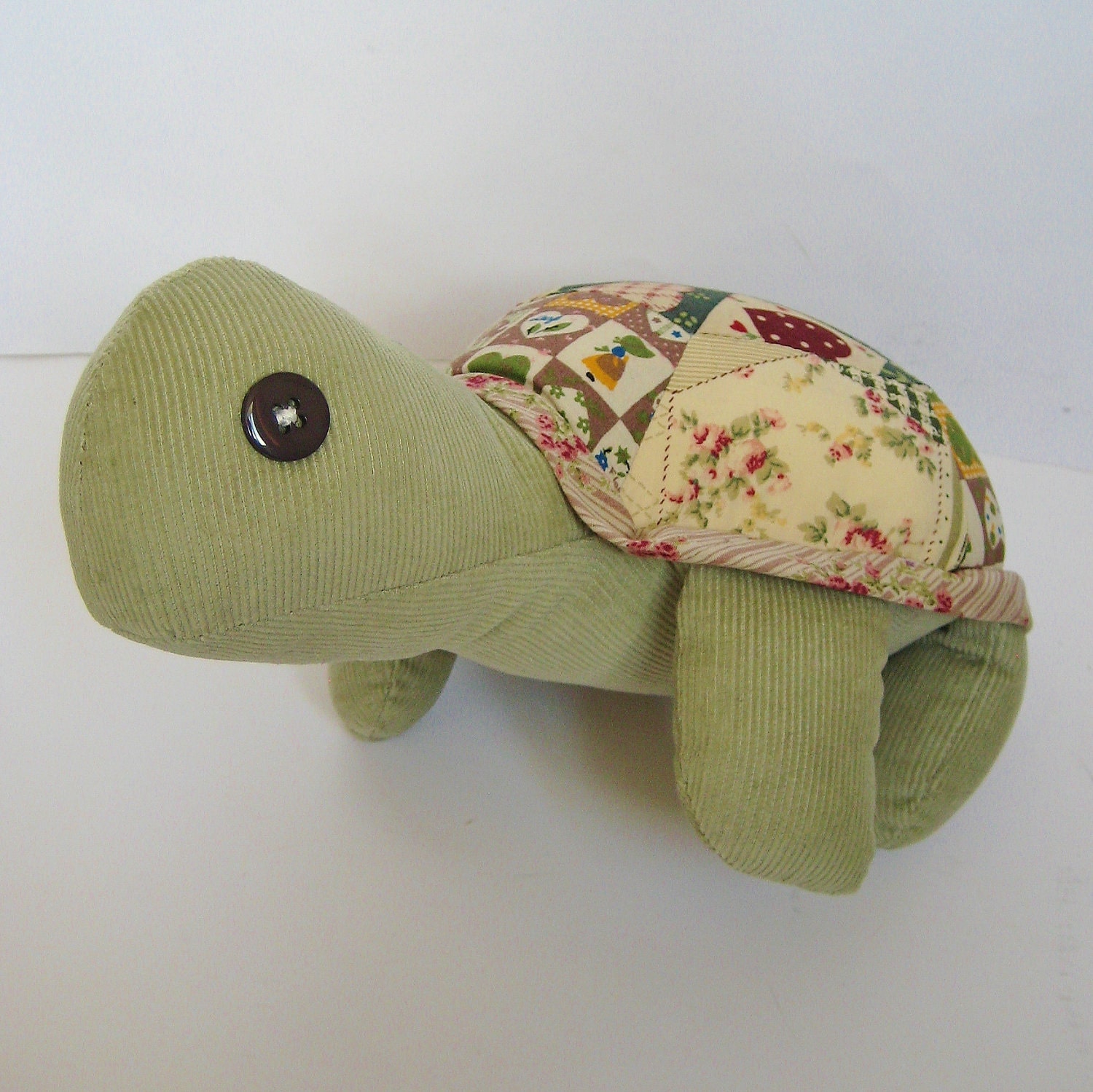 Patch the Patchwork Turtle, toy sewing pattern with detailed instructions and photos, pdf with immediate download