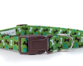 Carob and Mint Bones,,,,,Custom Dog Collar