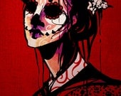 The Lost Geisha original art print