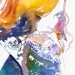 Print of Watercolour Fashion Illustration 13" x 19". Titled - Marion