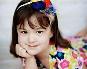 yellow, purple, orange flower headband babies toddlers infants girls photo props photography weddings