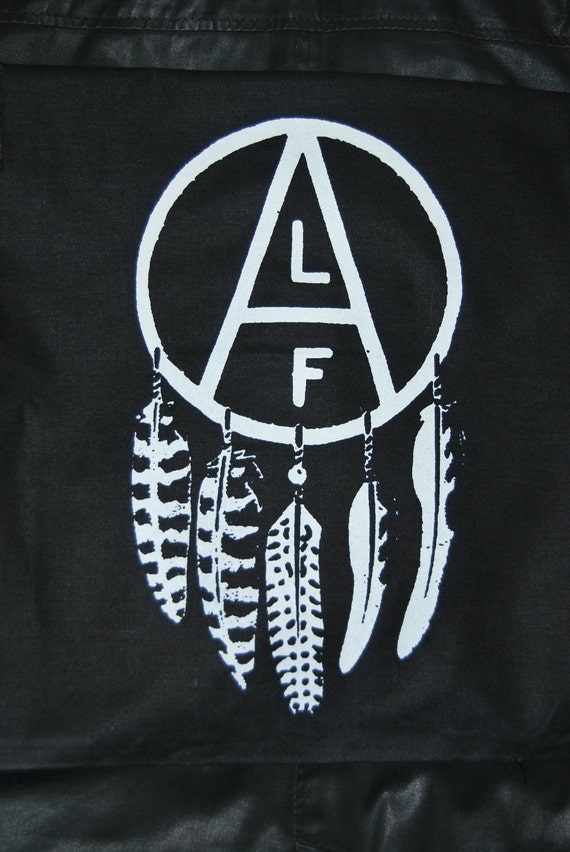 ANIMAL LIBERATION FRONT backpatch and free patch by LimbsDisarm