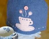 PDF-PATTERN. A Knit & Felt Wool 6-Cup Tea Cozy E-Mail PDF Pattern
