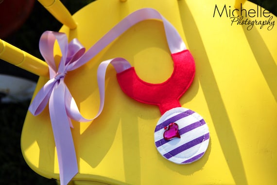 Doc McStuffins inspired Ribbon Necklace Dress up Stethoscope