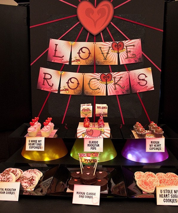 LOVE ROCKS Collection - Printable Valentine's Day Décor Il_570xn