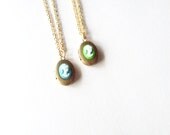 The Darcy Necklace Tiny Locket Necklace Small Locket Necklace Victorian Locket Necklace Victorian Cameo Locket Necklace Jane Austen Necklace