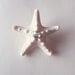 LAST ONE Swarovski Crystal Starfish Hair Clip Bridal Starfish Hair Clip Crystal Starfish Barrette Beach Bridal Hair Accessory Beach Weddings