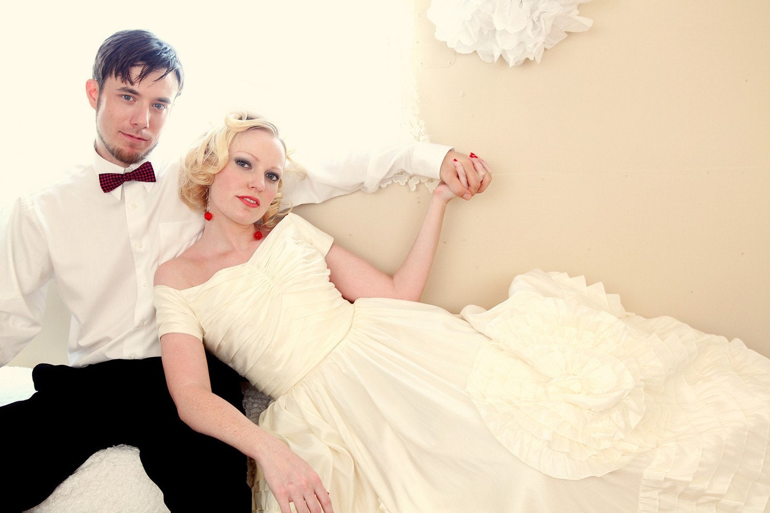 Inspired by Jackie Kennedy Wedding Dress - Jackie Blue