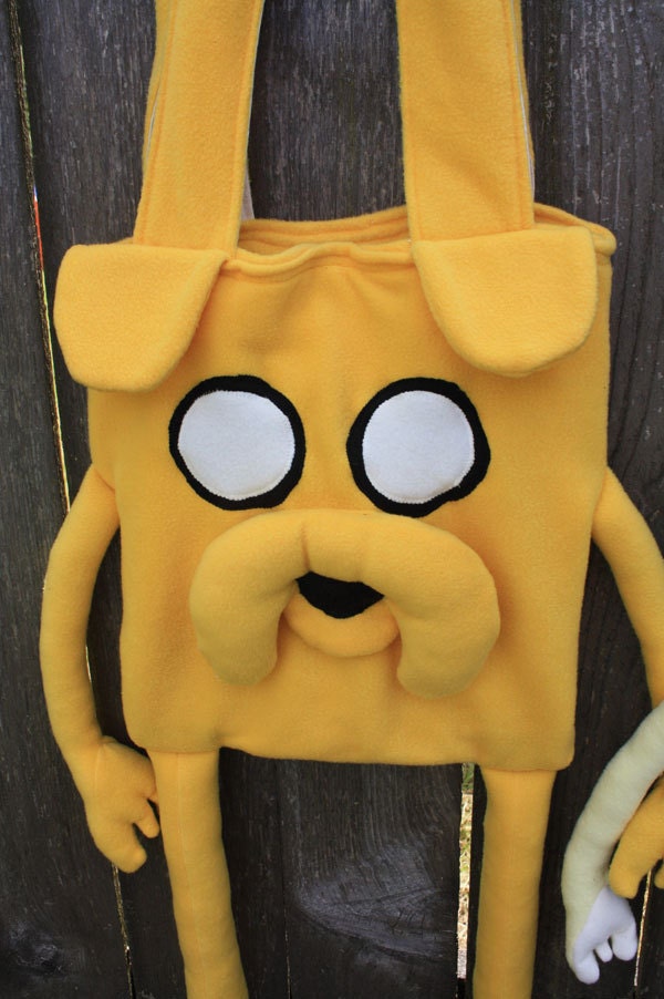 Adventure Time with Jake- Plush Tote Bag