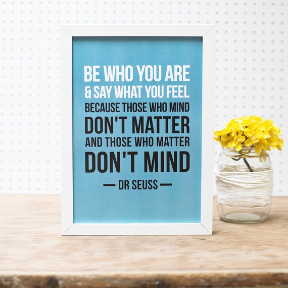 Just be - Print