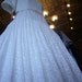 1980s Wedding Dress With Sleeves in Lace and Beading