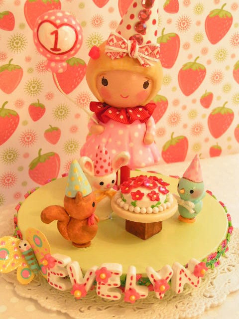 Sweetiepiecaketopper -Evelyn's Woodland Party