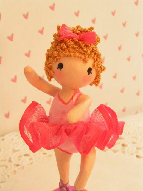 Available- Tiny Tina the Ballerina- Cupcake Topper