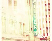 photography, the Wiltern photo, theatre Los Angeles photograph California music musicians art deco architecture mint green travel Koreatown - sixthandmain