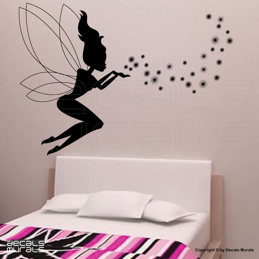 Wall decals FAIRY & MAGIC DUST Wall art stickers - Vinyl decor by Decals Murals