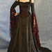 renaissance medieval gothic wedding dress pagan wicca