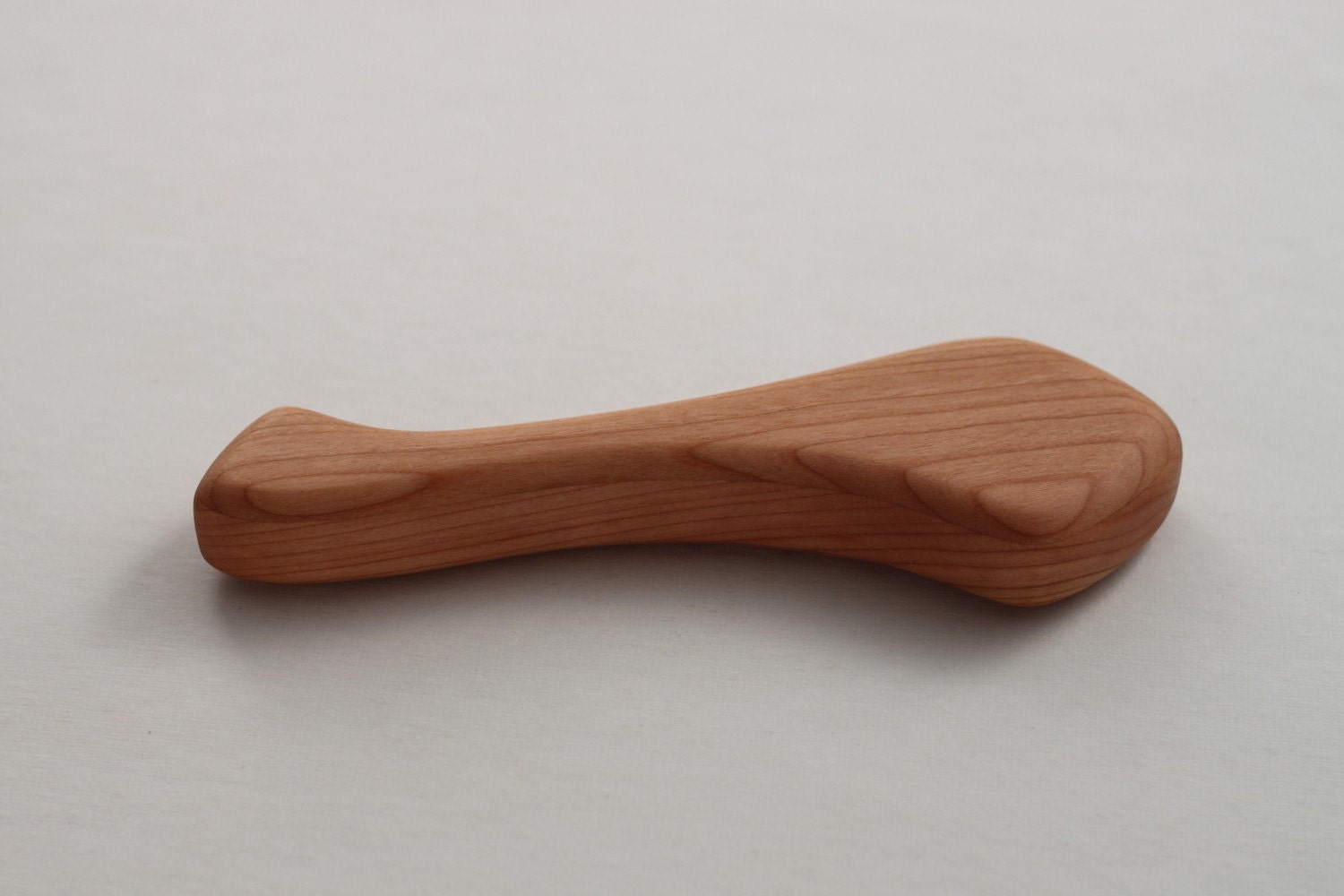 Wooden Baby Rattle in Cherry: perfect shower or new baby gift