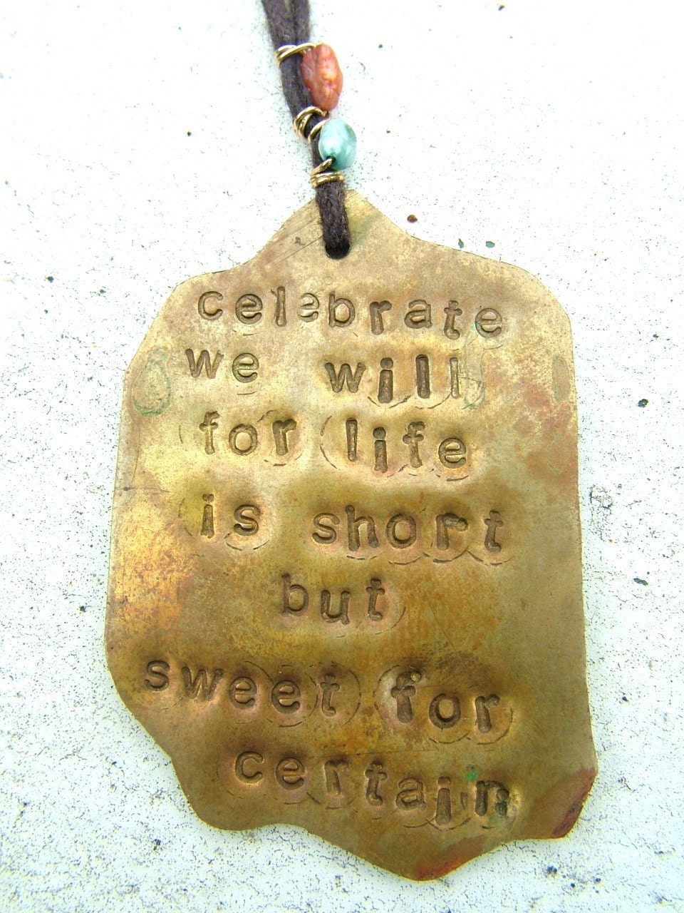 Dave Matthews Band Quote Jewelry
