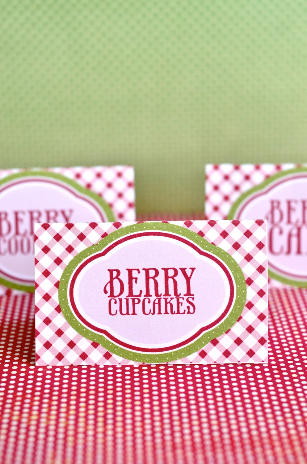 Strawberry Party PRINTABLE Food Labels from Love The Day Il_570xn