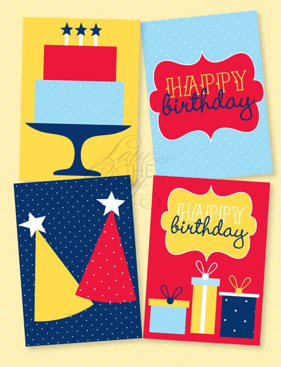 Birthday Party PRINTABLE Polka Dot 5 X 7 Party Signs (INSTANT DOWNLOAD) by Love The Day Il_570xn