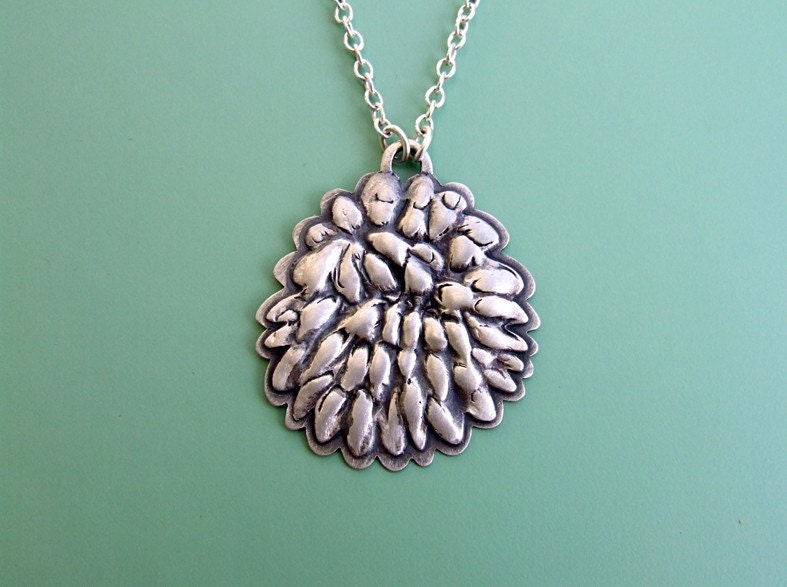 Pendant 'Silver Blossom'
