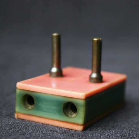 Electric Pink. Vintage rescued electrical strip.