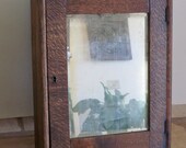 Wall Cabinet Rustic Shabby Antiqued Mirror 15 by 23 5 Inches