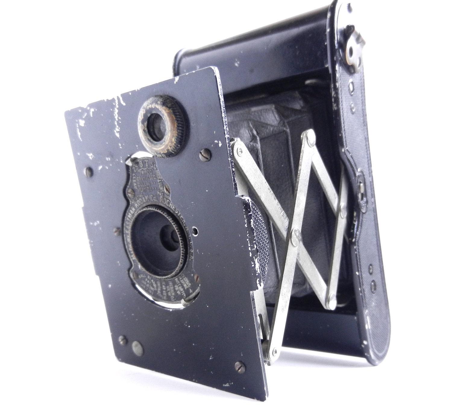 SALE - Antique Vest Pocket Autographic Kodak Camera - Early 1900s WW1 Camera / Acordion Photography