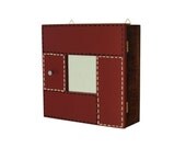 Key cabinet BURGUND- wall hanging wooden box