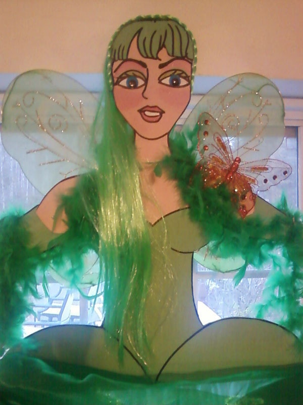 Fairy Princess Emerald Children Curtains, Nursery, Playroom