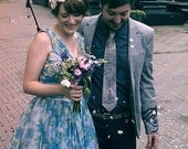 Groom's Tie - Tangled Forest Tie - Screen Printed Microfiber Necktie