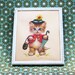 SALE - Tiny Kitten Print - Framed
