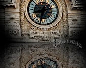 Steampunk/Victorian Paris Clock Reflection - 8x10 Fine Art Print