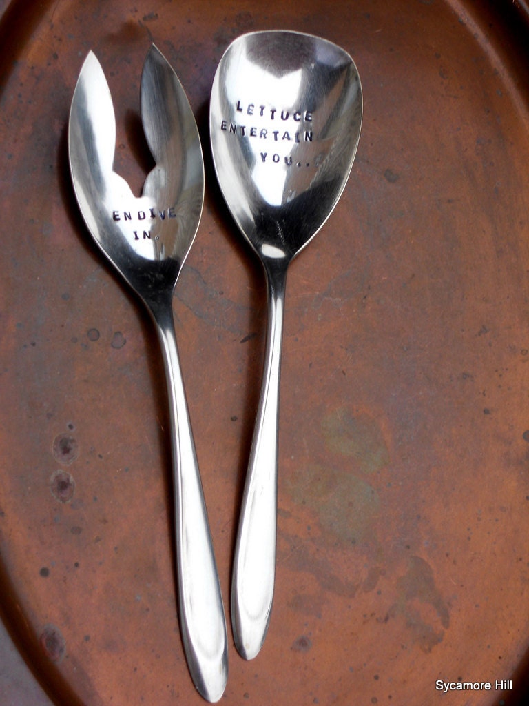 Lettuce Entertain You Endive In TM Hand by SycamoreHill