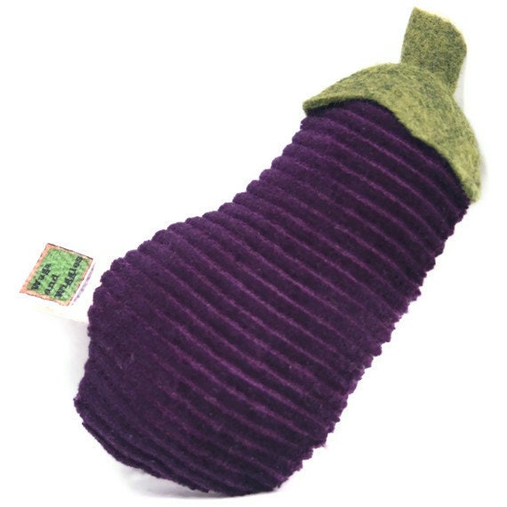 Catnip Cat Toy Eggplant